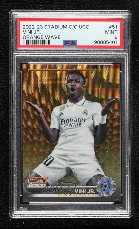 2022-23 Stadium Club Chrome UEFA Competitions 23/25 Vinicius Junior Vini Jr 19cc