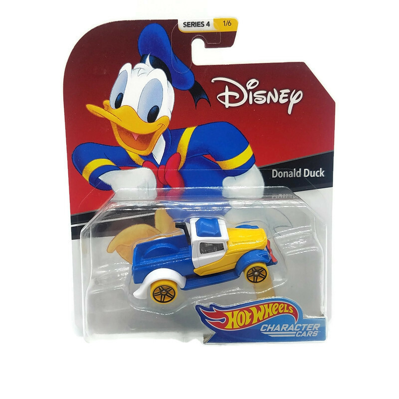 Hot Wheels Disney Character Cars Donald Duck New Unopened Free