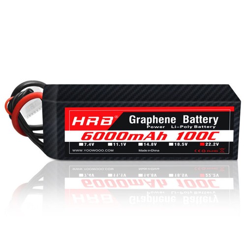 Graphen HRB 6s 22,2V 6000mAh XT90S Lipo Batterie für RC Hubschrauber Flugzeug - Bild 2 von 6