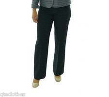 EVAN PICONE NEW Navy Blue St Morritz Flat Front Dress Pants 6 L32 QCO