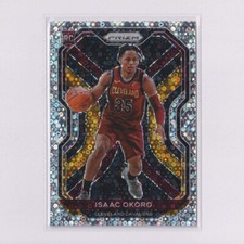 2020-21 Panini Prizm Fast Break Prizms Variation #298 Isaac Okoro RC Rookie