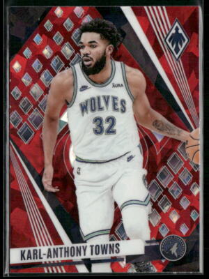 Karl-Anthony Towns #165 Red Ice 2023-24 Panini Phoenix Minnesota Timberwolves