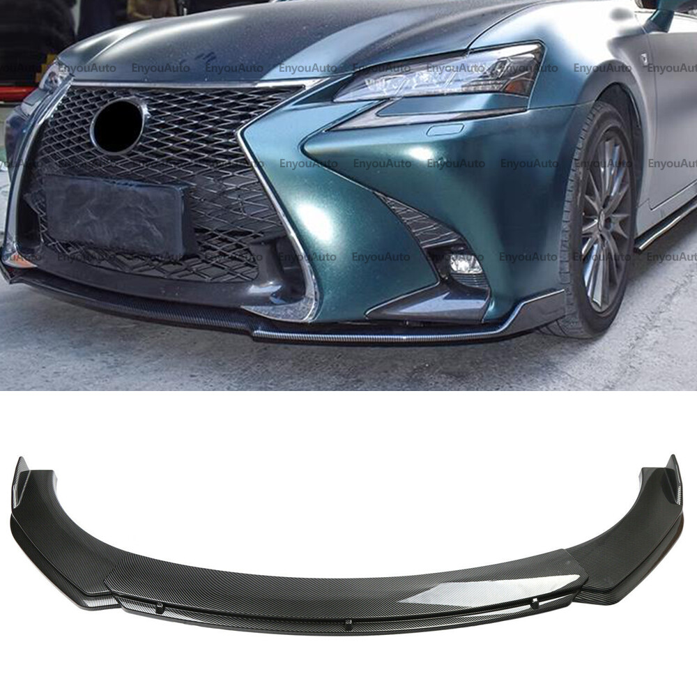 For Lexus NX250 NX300 NX350 Front Bumper Lip Spoiler Splitter Carbon Fiber