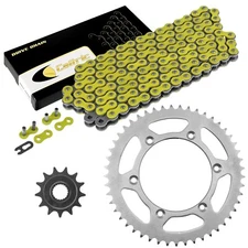 Celox Drive Chain & Sprockets Kit for Yamaha YZ250F 2005 2006-2009 2011 Yellow