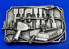 1995 HCWA Hesston Union Corporation Workers Association Vintage Belt Buckle