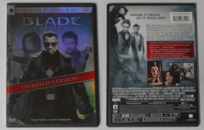 BLADE TRINITY UNRATED VERSION 】DVDケース付き Blade: Trinity (Unrated Version) DVD
