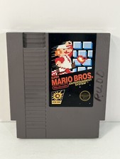 Super Mario Bros 5 Screw NES Black Box Nintendo Game Cart Good Shape