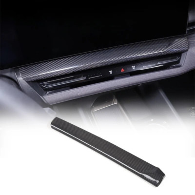 For BMW 5 Series G60 2024 Real Carbon Fiber Center Control Panel Cover