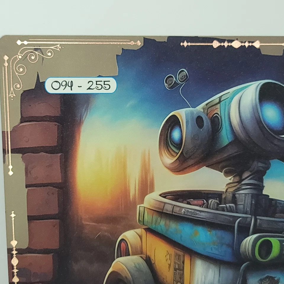 Impresión de tarjeta de arte Wall-E Futuristic Disney edición limitada 100 Big One 094/255 Foto 4 de 4