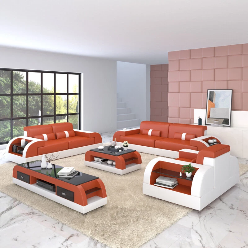 Sofa Set 3 2 1 Seater High Quality Water Repellent Couches Comfort