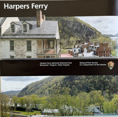 New HARPERS FERRY NHP   NATIONAL PARK SERVICE UNIGRID BROCHURE Map  GPO 2024