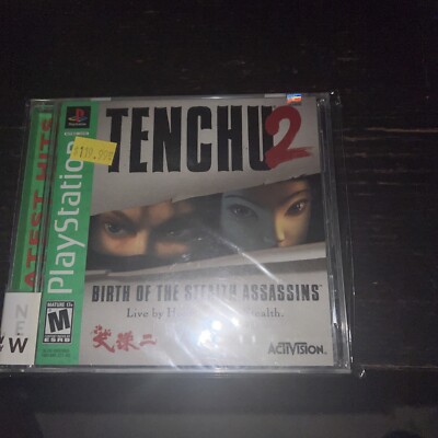 Tenchu 2 - Birth of the Stealth Assassins (Sony PS1, 2000) BRAND NEW SEALED