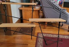 Caddy per vino artigianale - lavorato in legno e metallo