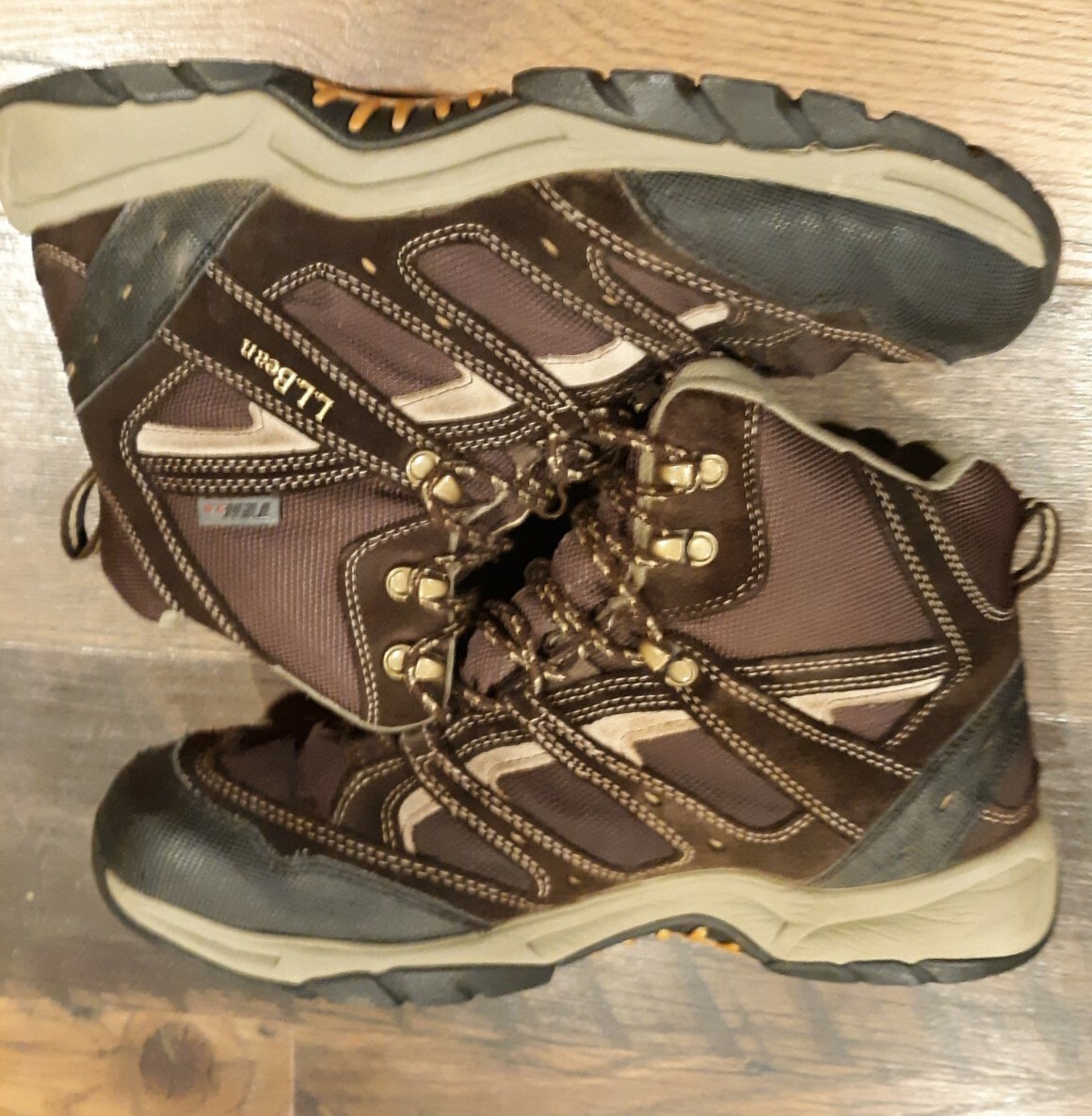 LL Bean Tek 2.5 Waterproof Slip On Hiking Shoes Men 12 Brown Suede Primaloft EUC L.L. Bean | Shoes | Ll Bean Trail Hiking Boots Suede Tek 25  main image 4
