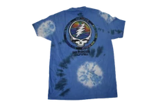 Junk Food Mens Grateful Dead Tie Dye Blue Tee Shirt New S