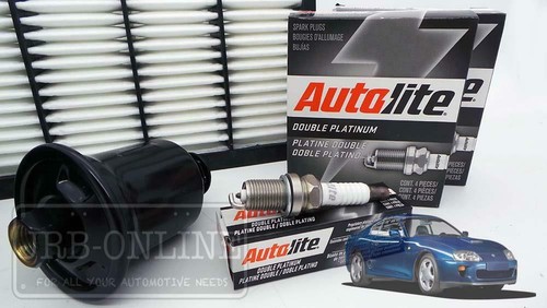 Suits Toyota SUPRA JZA80 2JZGE/GTE 3.0L AIR OIL FUEL FILTER & SPARK SERVICE KIT - Picture 6 of 9