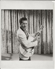 B&W Glossy Photo  CHUCK BERRY  R'n'R Guitarist Songwriter  Musician   Music