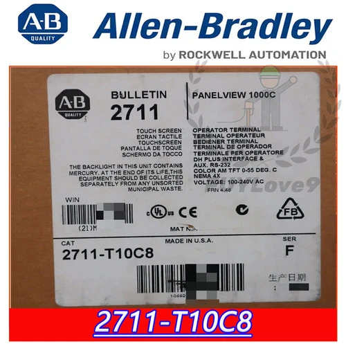 2711-T10C8 AB PanelView Standard Terminal 2711-T10C8 SPOT GOODS NEW - Picture 1 of 1