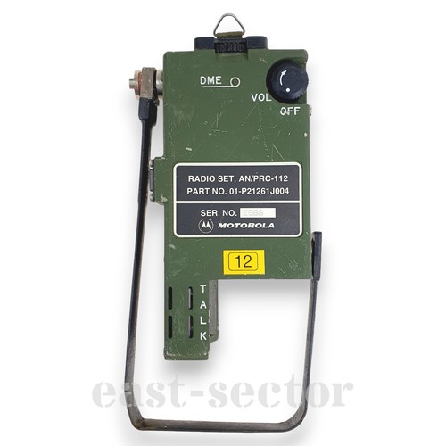 Rare AN/PRC-112 MOTOROLA Survival Pilot Radio US Army USAF Beacon AN/PRC-90 Mil - Picture 3 of 12
