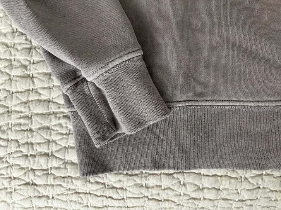 Sudadera Citizens of Humanity Collegiate Raglán Cuello Redondo Talla S en Gris Polvoriento Foto 3 de 4