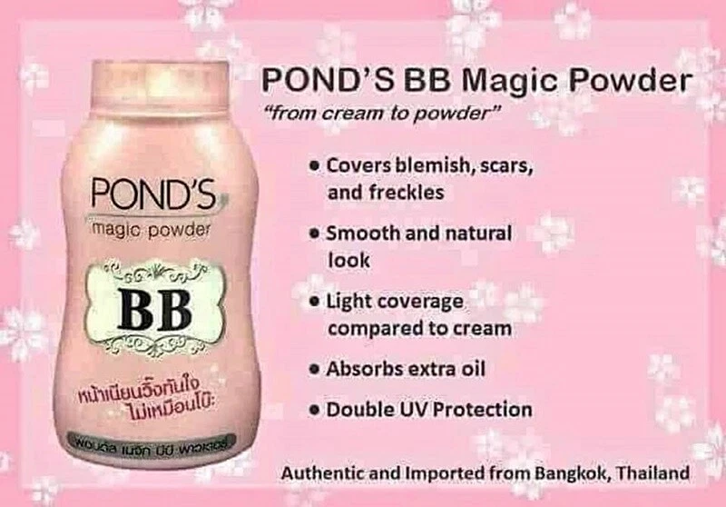 24 x50g.BB Pond's Magic Powder Oil Control Double UV Protection Whitening Unisex - Image 4 of 4