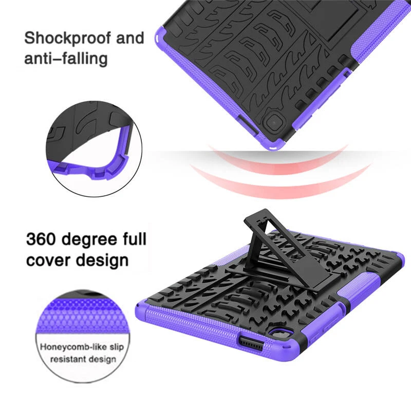 Funda protectora resistente a prueba de golpes con soporte para tablet Samsung Galaxy Tab A A7 A8 A9 Plus Foto 4 de 4