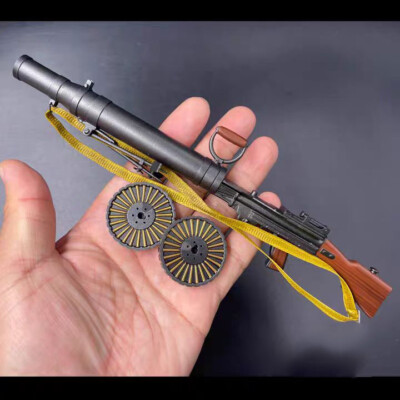 Mitrailleuse M1915 Modèle 1/6 En Plastique - Pour Figurines Action 12 Pouces (30 Cm)