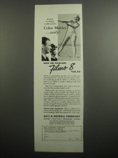 1937 Bell  Howell Filmo 8 Movie Camera Ad - Make superb low-cost color movies