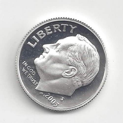 2003 S Silver Proof Roosevelt Dime - 90% Silver