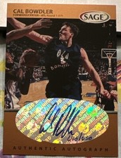 Cal Bowlder Old Dominion Basketball Sage Autograph Rookie card auto /650 Hawks