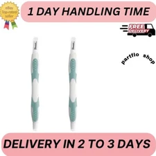 Trim Cuticle Pusher and Remover - Dual-Ended Cuticle Trimmer Tool(2 Packs)