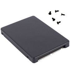 Black 44PIN MSATA To 2.5 Inch IDE Hard Drive Enclosure SSD Case Adapter Card