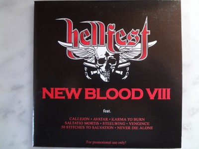HELLFEST - NEW BLOOD VIII - 8 - DIGISLEEVE - PROMOTION CD - NEUWERTIG -