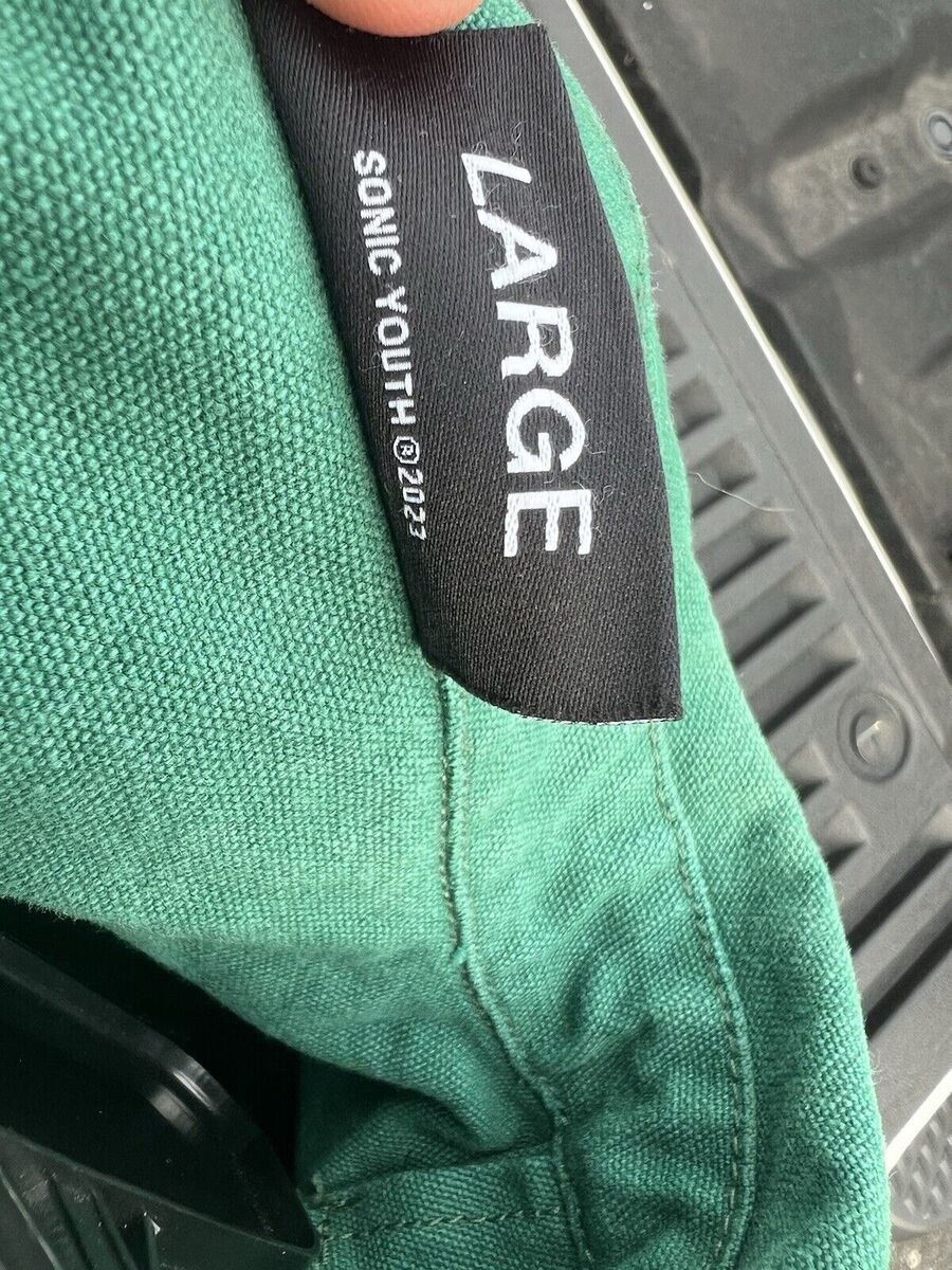 Pleasures Sonic Youth Green Work Jacket Coat Daydream Nation Pleasures Sonic Youth Green Work Jacket Coat Daydream Nation