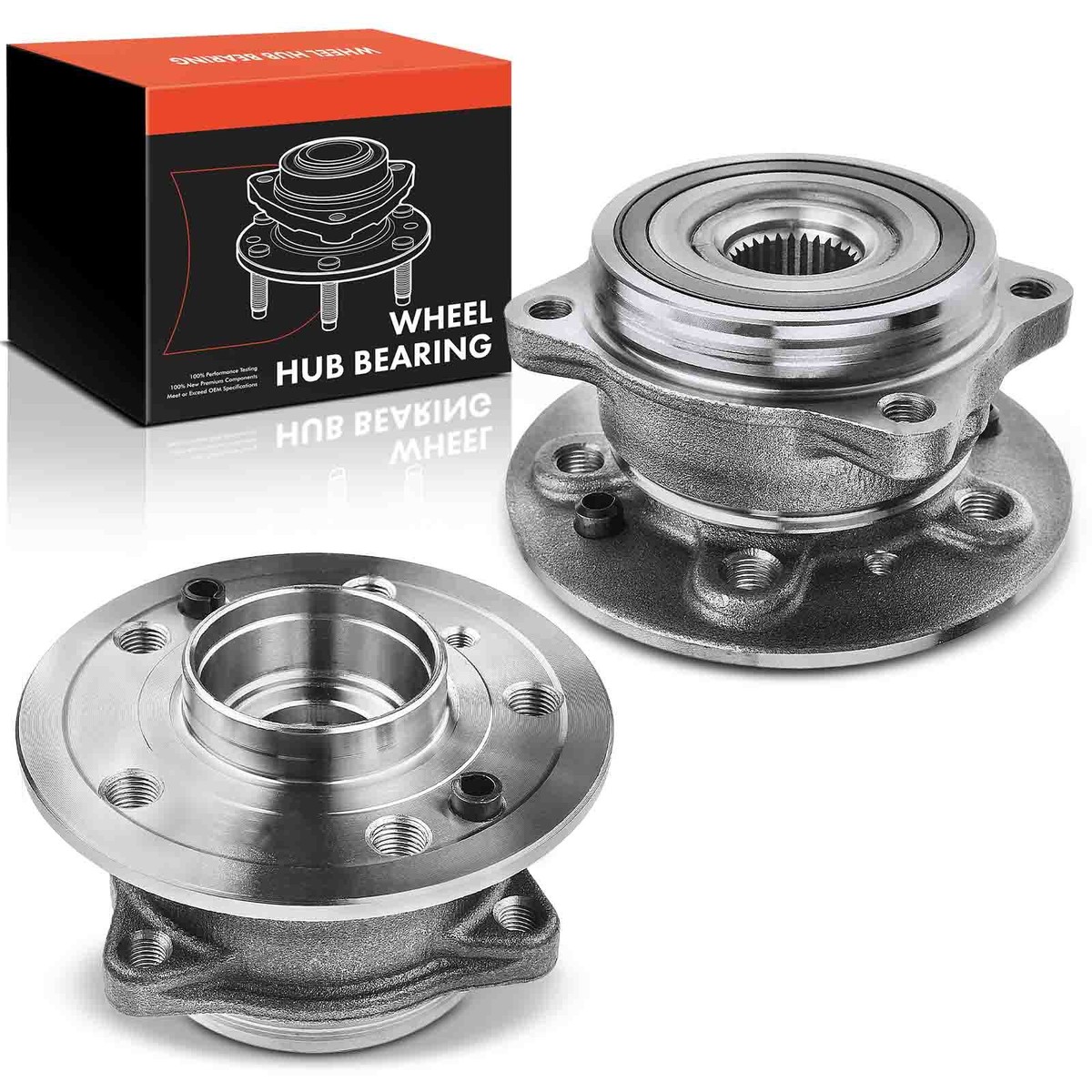 2x Front Wheel Hub Bearing Assembly for Benz X166 W166 GL350 GL450 