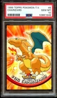 PSA 10 GEM MINT Charizard 06 TOPPS 2ND PRINT Series 1 BLACK LOGO Pokemon Card 48