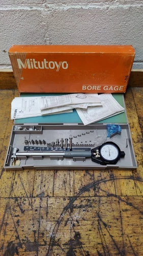 Mitutoyo Bore Gage Set No. 2923S-10 | .0001" Dial Indicator | 1.4"–2.4" Range |