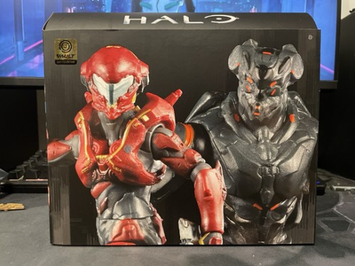 #ad Spartan Vale Promethean Soldier Figure 2 Pack Jazwares 1:16 World of Halo Vault $25.99