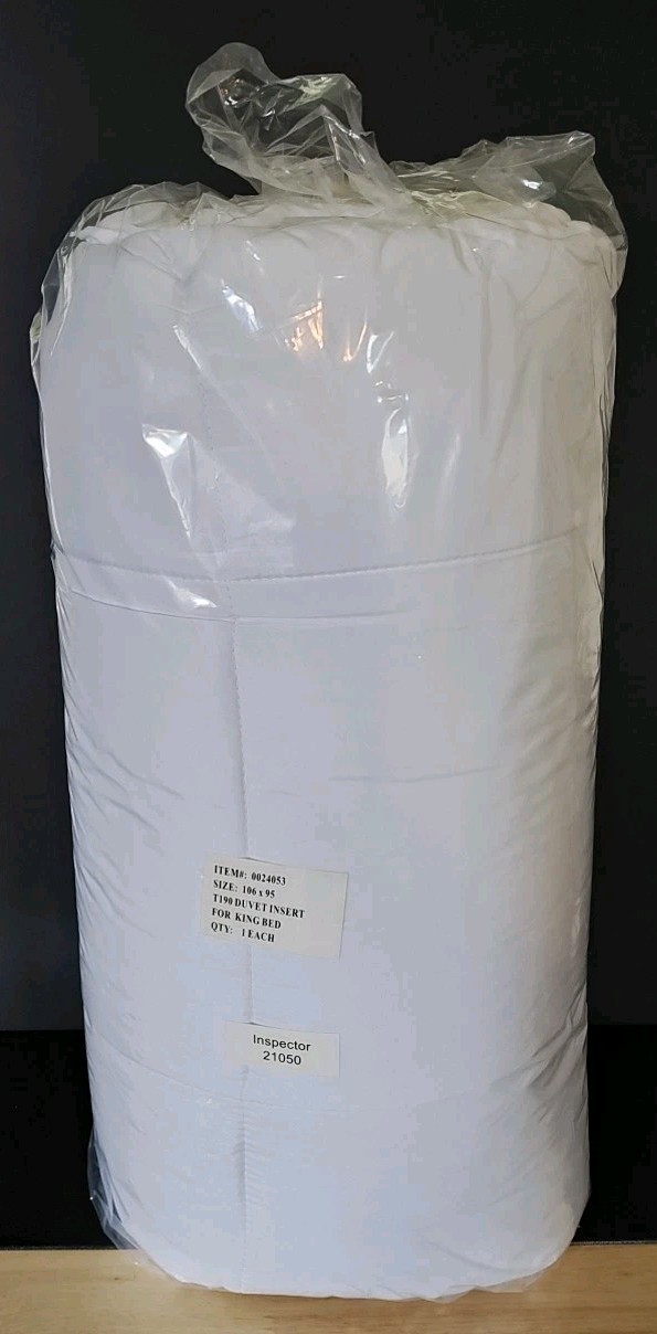 New! Envirosleep Down Alternative T190 Duvet Insert/Comforter Size King 106 X 95