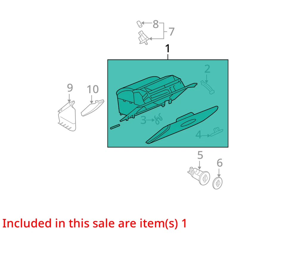 Se adapta a Pontiac Grand Prix 2005 compartimento ASM I/P con do 15243095 - nuevo OEM Foto 2 de 3