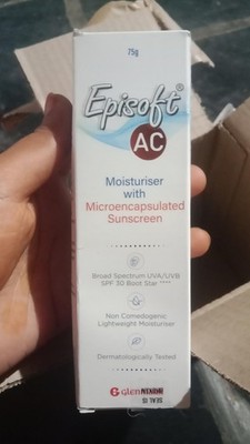 Glenmark Episoft AC Moisturiser & Sunscreen 75 g
