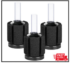 3 Pack Aquarium Bio Sponge Filter Breeding Fry Betta Shrimp Nano Fish Tank Small