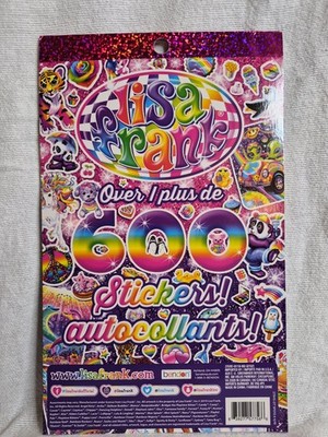 Lisa Frank Sticker Book 5 Sticker Sheets 600 Stickers Lisa Frank Stickers