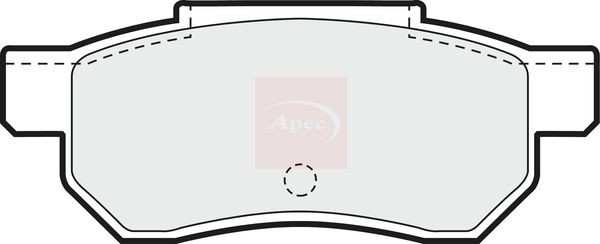 Disc Brake Brake Pad Set APEC PAD587 Fits Honda MG Accord Civic CRX Express