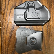 Gun&Flower OWB Black Polymer Holster GF-P365 Belt Clip & Paddle SIG P365