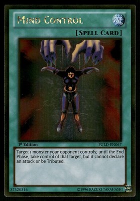 Mind Control Gold Rare Premium Gold PGLD-EN067 NM