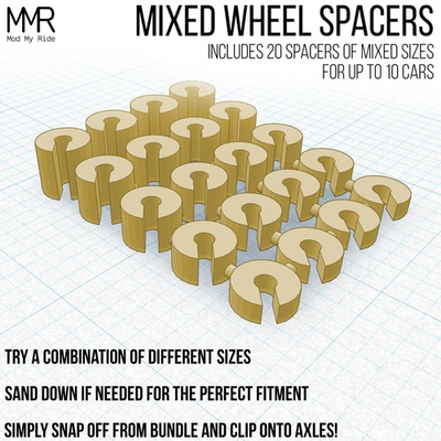 #ad #ad 1 64 Scale Axle SPACERS for Customs for Hot $1.99