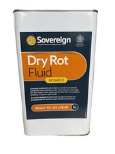 Sovereign Dry Rot Fluid Bioshield Ready To Use Biocide solution for Masonry 5L