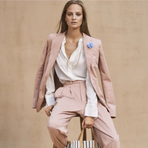 Polo by Ralph Lauren Schuljunge hellrosa rosa Baumwolle Blazer Jacke Größe 4 neu mit Etikett - Bild 1 von 11