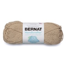 Bernat Handicrafter Cotton Solids Yarn, 1.75 oz, Gauge 4 Medium, 100 Cotton